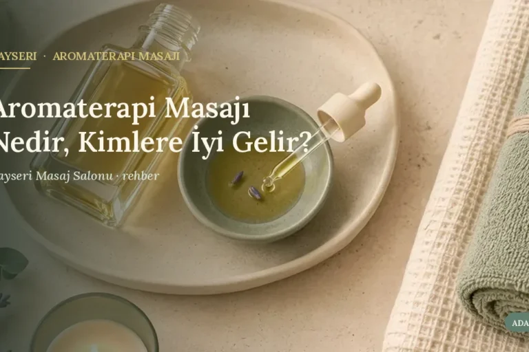 Aromaterapi Masajı Nedir, Kimlere İyi Gelir?
