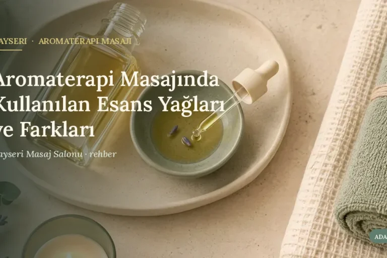 Aromaterapi Masajında Kullanılan Esans Yağları ve Farkları