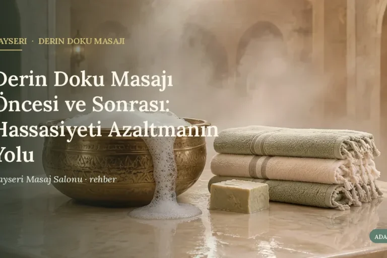 Derin Doku Masajı Öncesi ve Sonrası: Hassasiyeti Azaltmanın Yolu