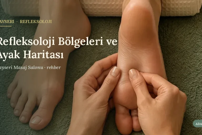 Refleksoloji Bölgeleri ve Ayak Haritası