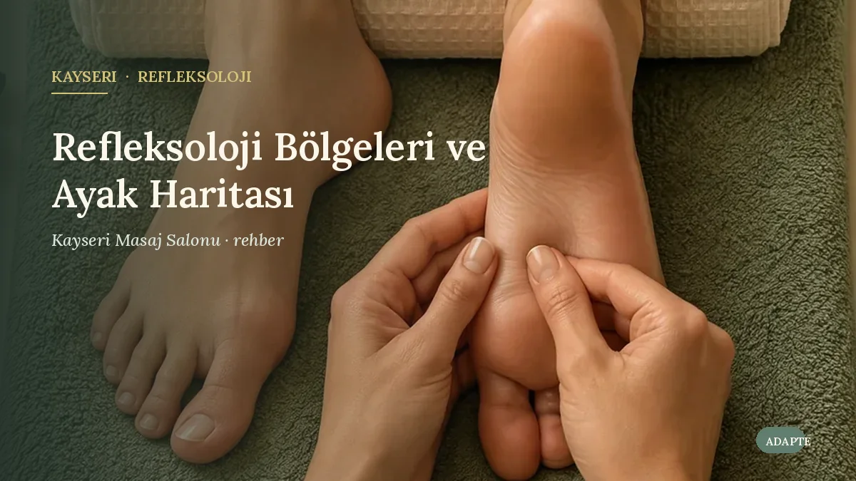 Refleksoloji Bölgeleri ve Ayak Haritası